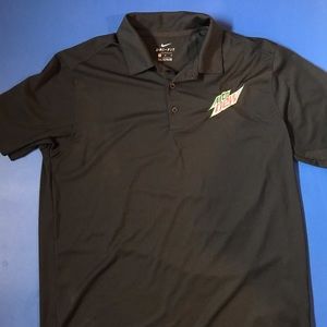 Nike dri fit Mountain Dew polo shirt